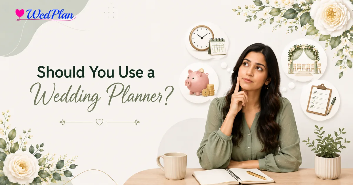 Should you use a wedding planner or plan your wedding yourself